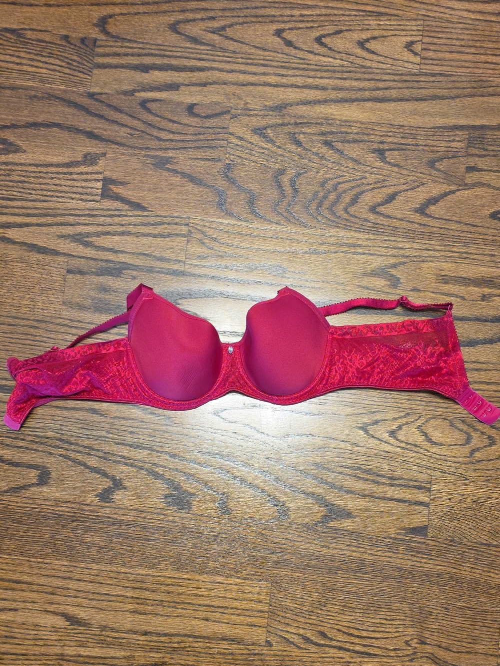 Fantasie Red Lace Push-Up Underwire Bra